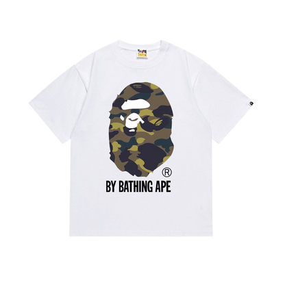 A Bathing Ape 1st Camo By Bathing Ape Tee"White/Green"