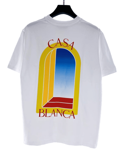 Casablanca Printed Tee in L'Arche De Jour