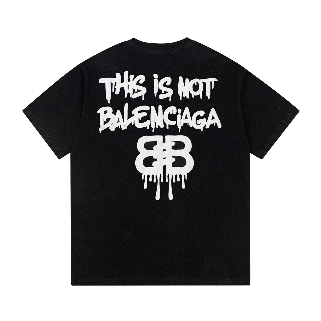 This is not Balenciaga  jersey t-shirt