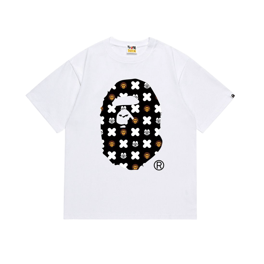 Bathing Ape x Felix Cat monogram BAPE head T-shirt