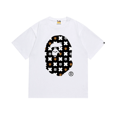 Bathing Ape x Felix Cat monogram BAPE head T-shirt