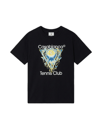 CasablancaTennis Club T-Shirtfeaturing a tennis ball motif
