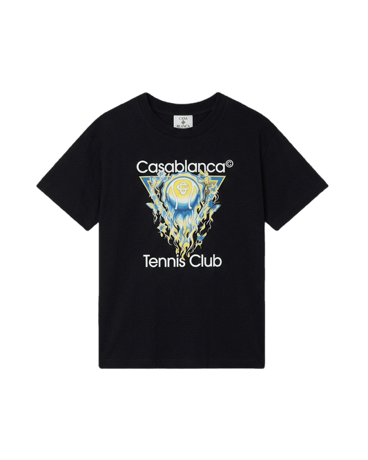 CasablancaTennis Club T-Shirtfeaturing a tennis ball motif