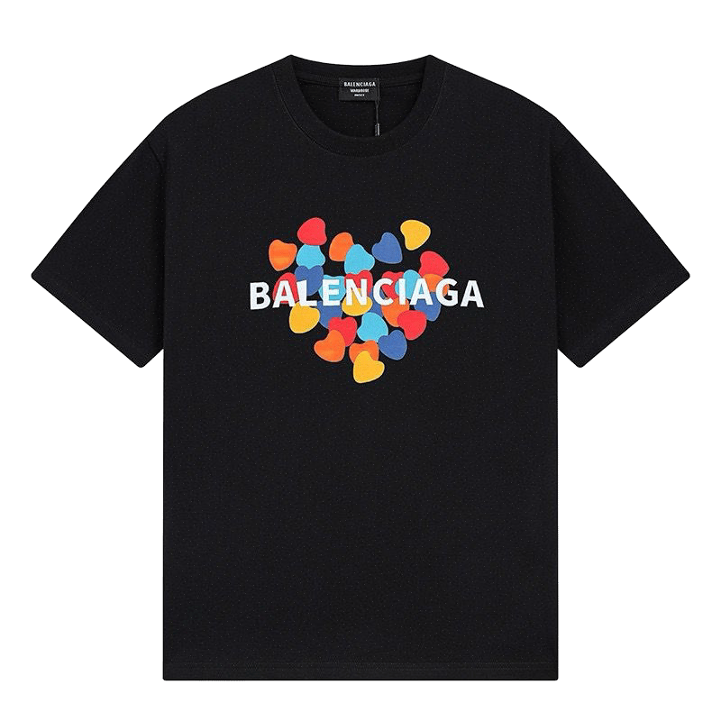 Balenciaga colorful heart T-shirt