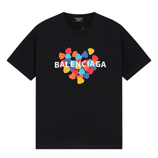 Balenciaga colorful heart T-shirt