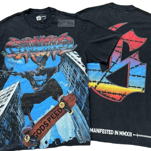 Godspeed skateboarder T-shirt