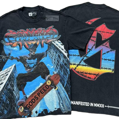 Godspeed skateboarder T-shirt