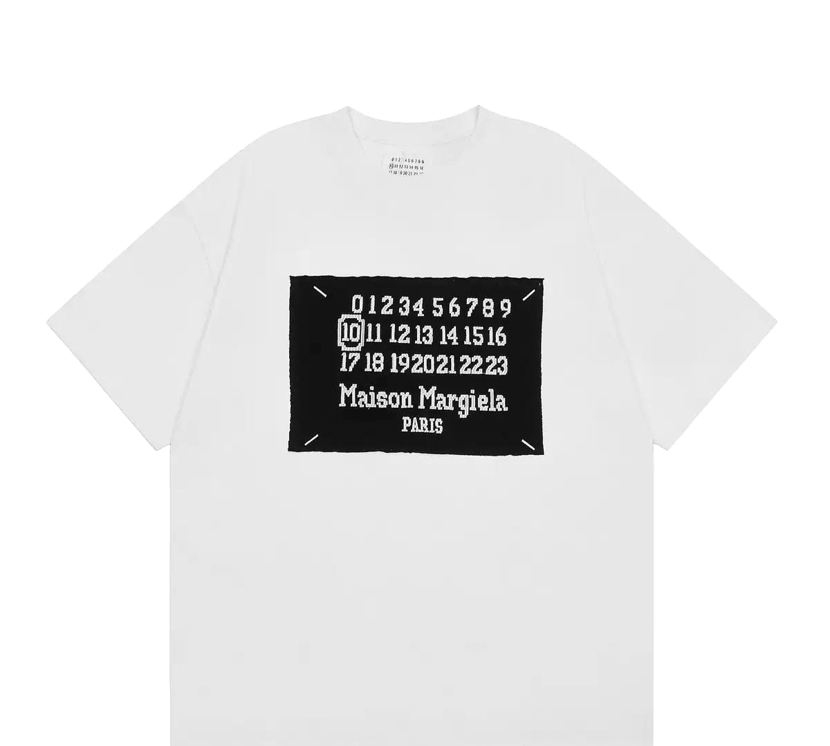 MM6 "Maison Margiela PARIS"  text T-shirt