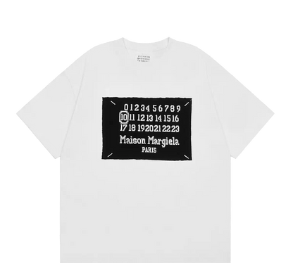 MM6 "Maison Margiela PARIS"  text T-shirt