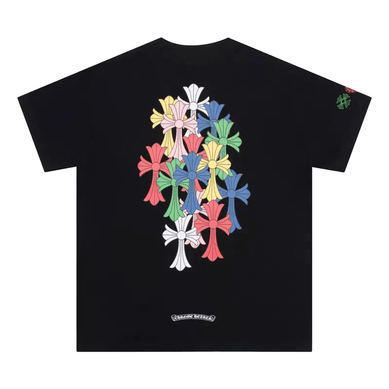 Chrome Hearts Multi Color Cross T-shirt