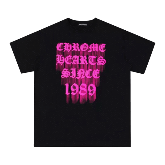 ChromeHearts t-shirt with a pink