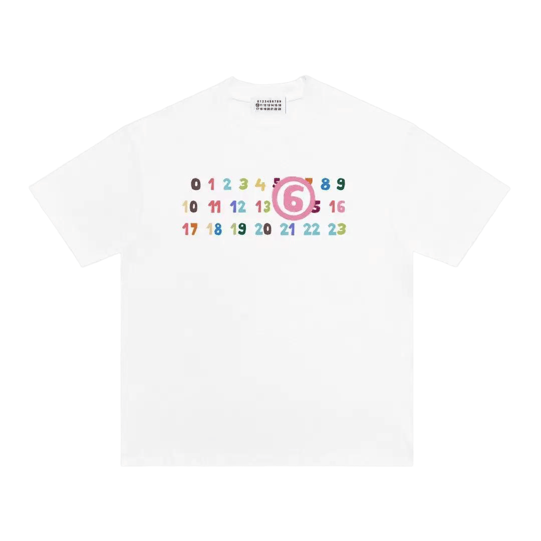 Mm6 TshirtT featuring colorred numerical logo