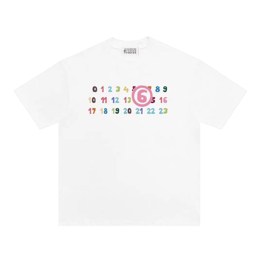 Mm6 TshirtT featuring colorred numerical logo
