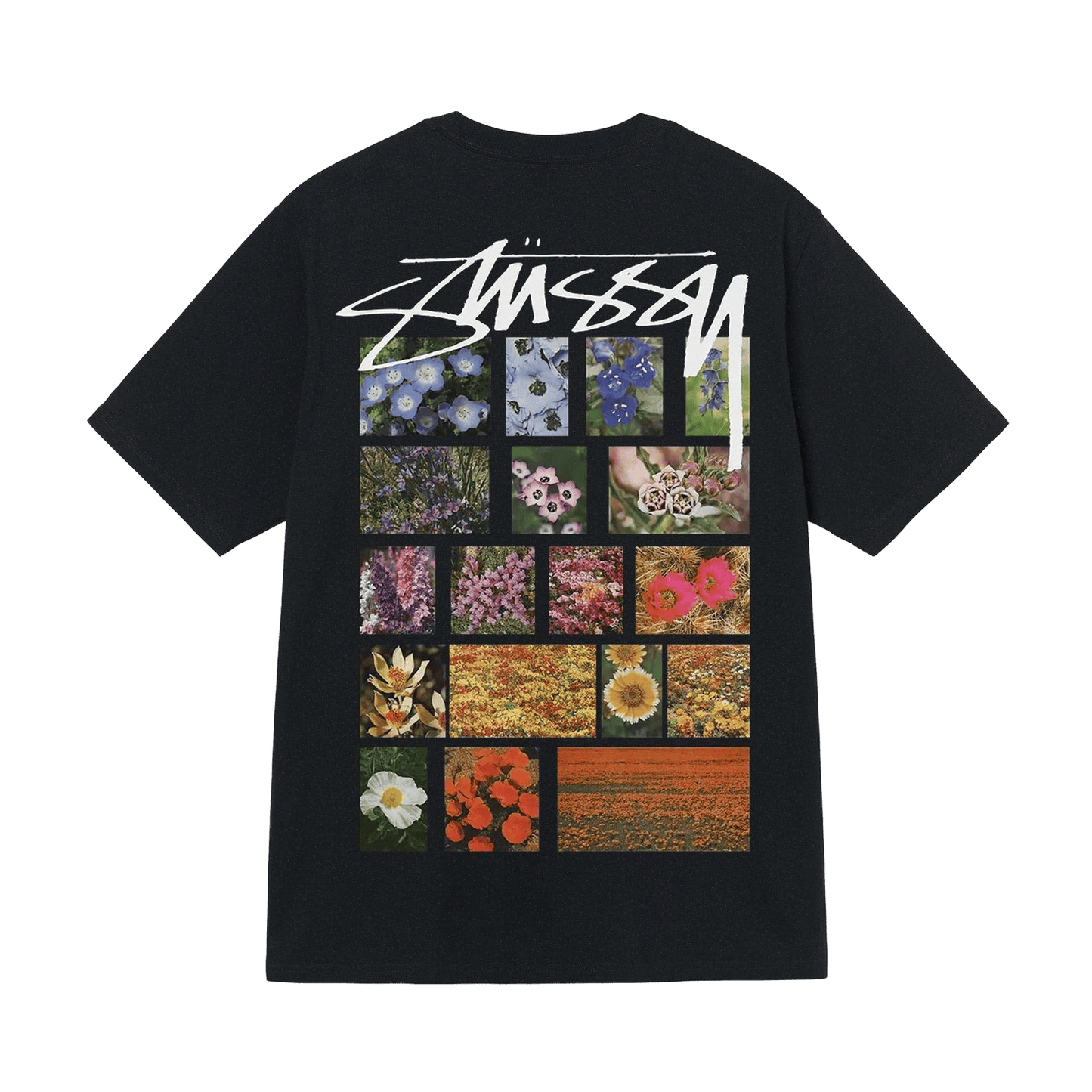 Stussy Flower Grid Pigmnet Tee