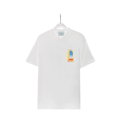 Casablanca Printed Tee in L'Arche De Jour