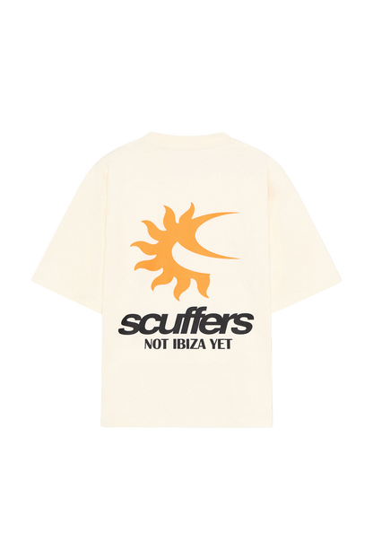 Scuffers Not Ibiza Again ecru T-shirt