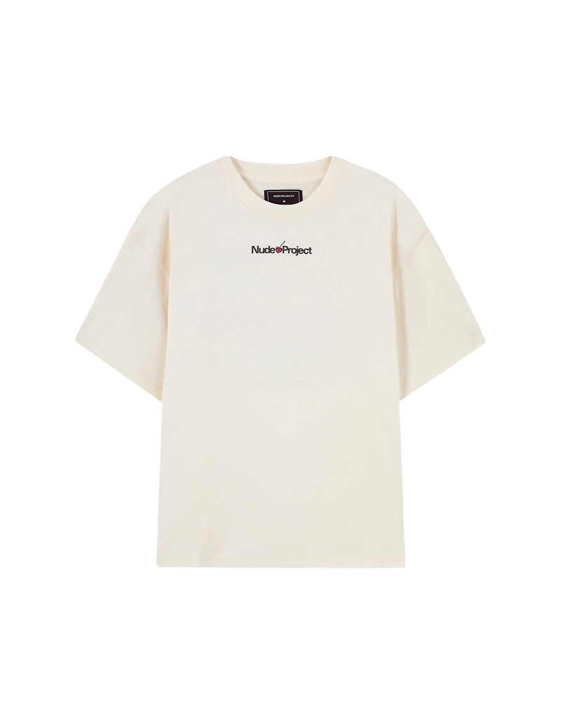 Nude Project Xoxo Tee in marshmallow