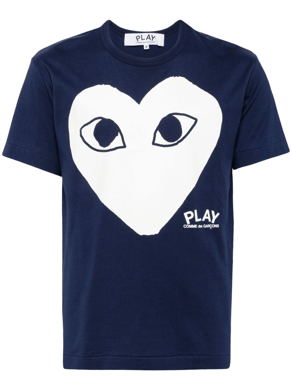 Comme Des Garcons T-Shirt Upside Down Heart Play Black
