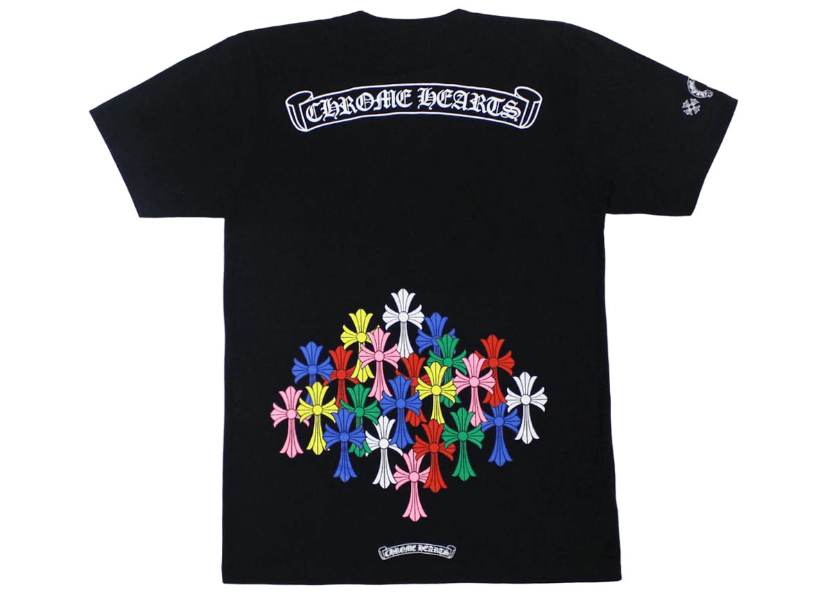 Chrome Hearts Multi Color Cross T-shirt