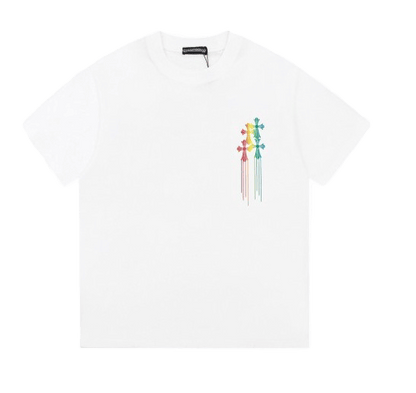 Chrome Hearts Multi Color Cross Cemetery T-Shirt
