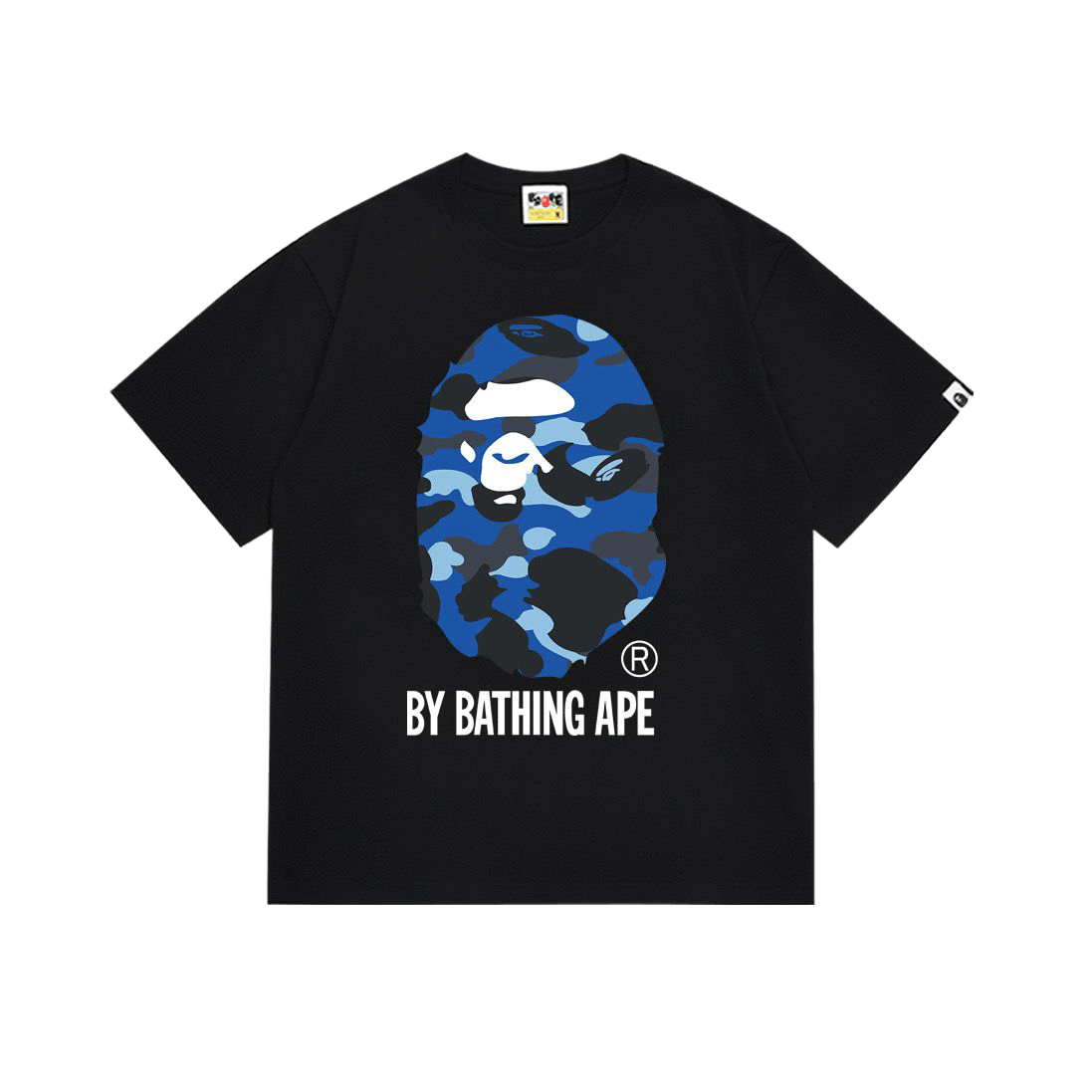 BAPE Color Camo By Bathing Ape Tee in White/Blue
