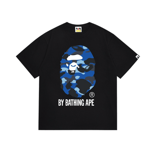 BAPE Color Camo By Bathing Ape Tee in White/Blue