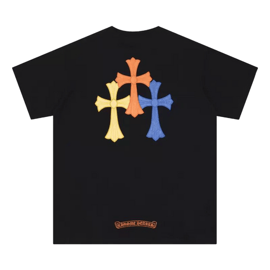 Chrome Hearts Multi Color Cross tees