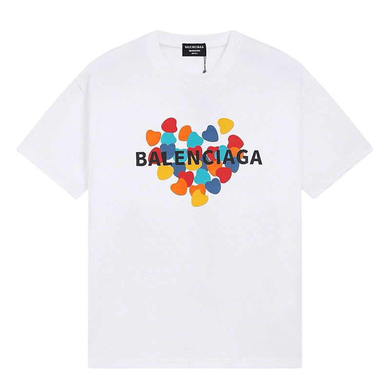 Balenciaga colorful heart T-shirt