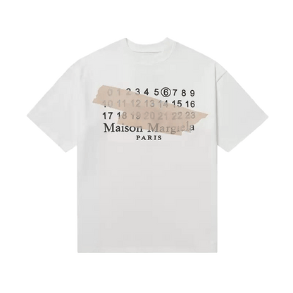 Maison Margiela  featuring a stamp rendition of the brand's signature logo