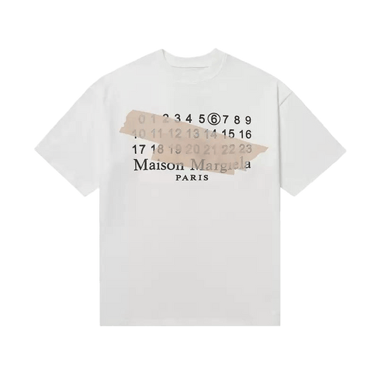 Maison Margiela  featuring a stamp rendition of the brand's signature logo