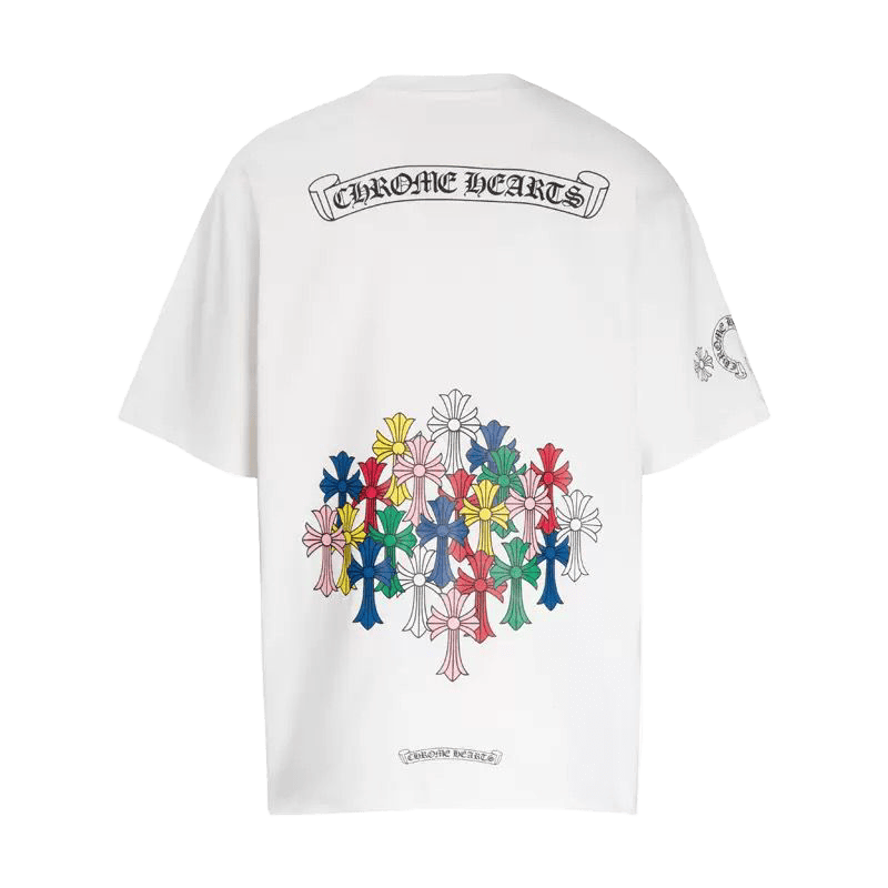 Chrome Hearts Multi Color Cross T-shirt