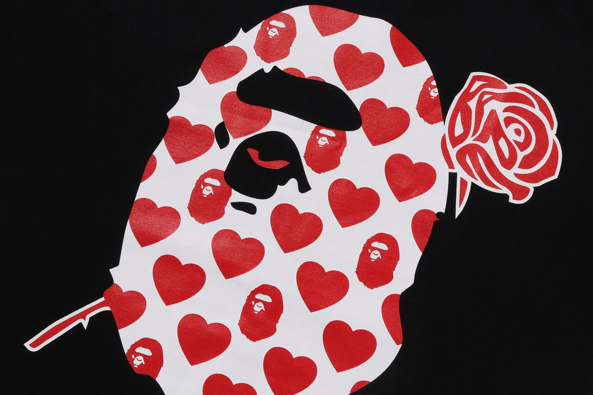 A Bathing Ape Valentine Ape Head Tee